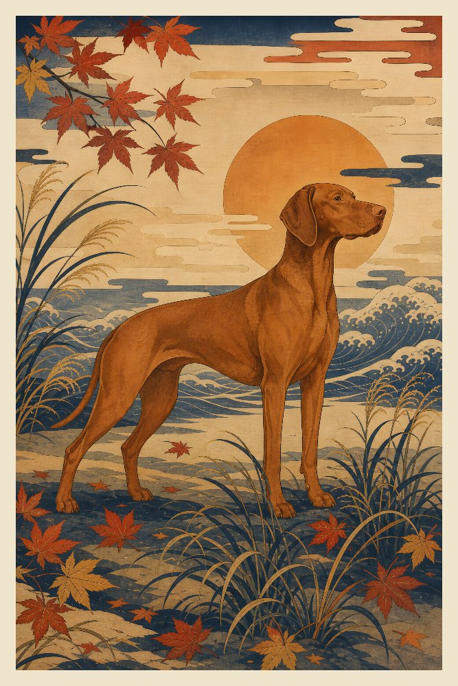 Vizsla — Copper Wind by Fab Posters