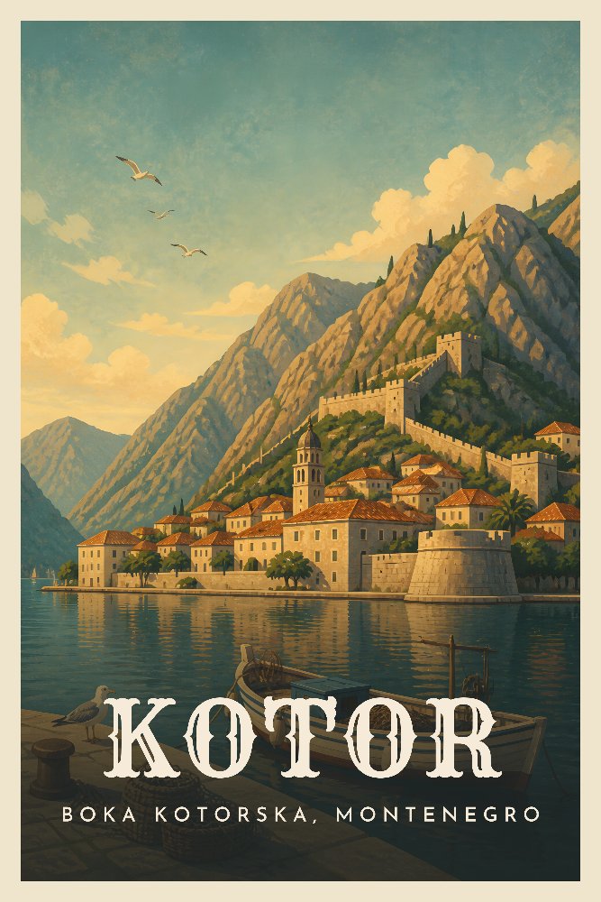 Kotor Bay by Fab Posters