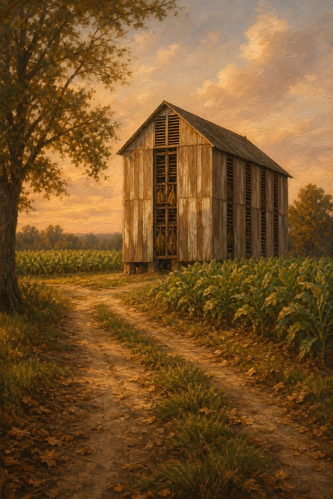 Tobacco Barn by Fab Posters
