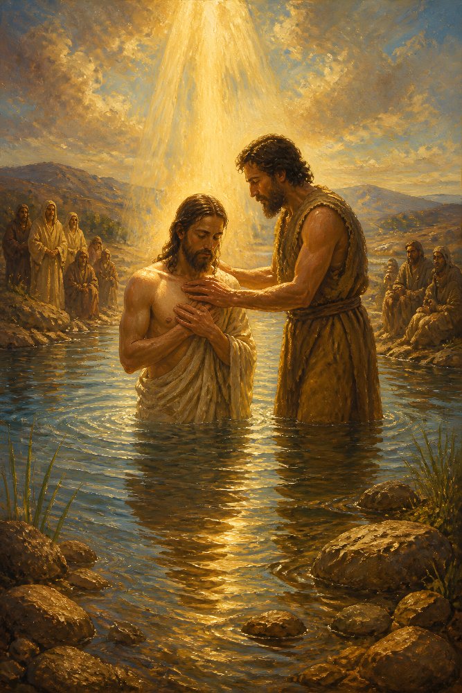 Baptism of Christ — Jordan Light by Fab Posters