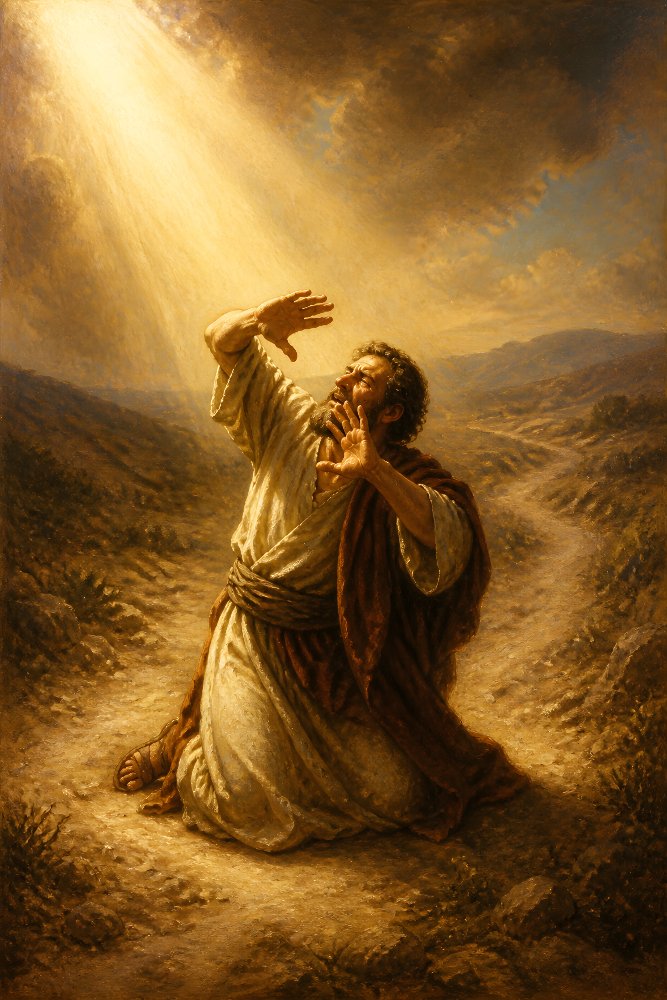 Conversion of Saint Paul — Light on the Road by Fab Posters