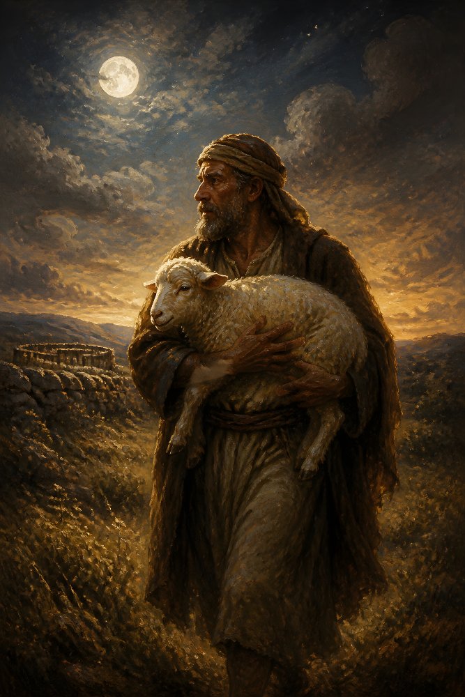 Parable of the Lost Sheep — Found at Dusk by Fab Posters