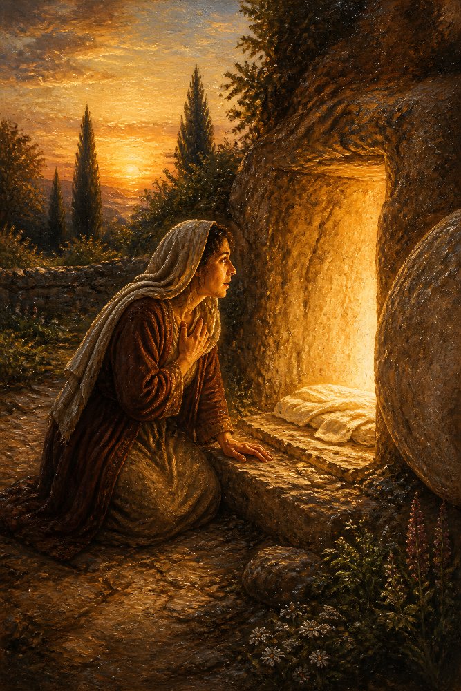 Resurrection — Empty Tomb Dawn by Fab Posters