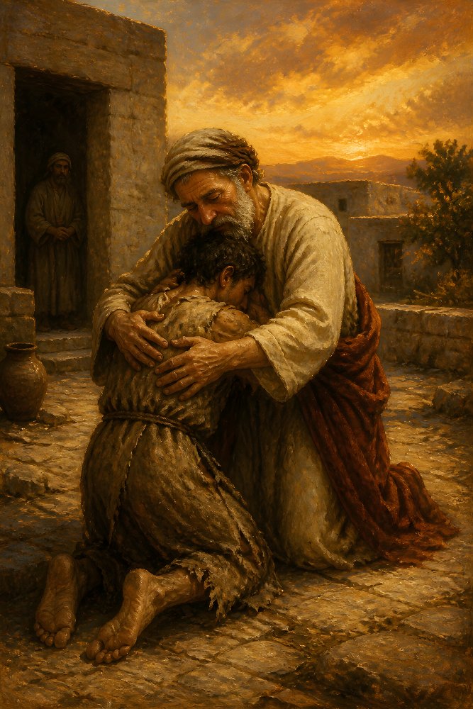 Return of the Prodigal Son — The Embrace by Fab Posters