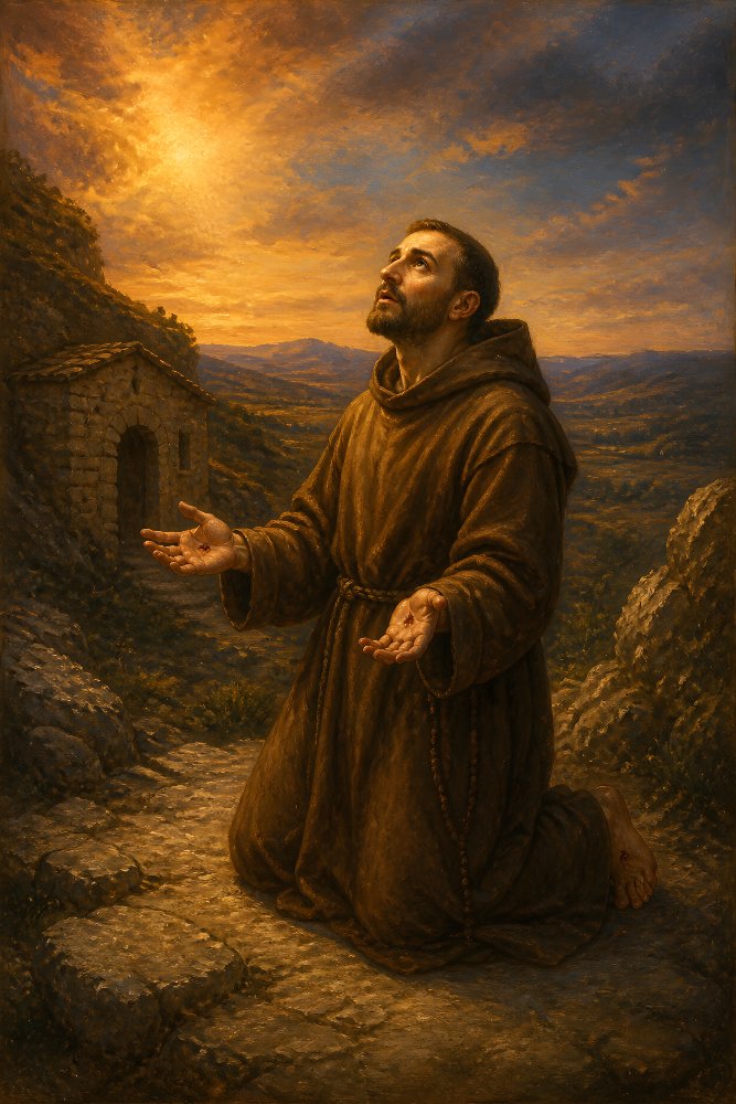 Saint Francis Receiving the Stigmata — St. Francis Stigmata by Fab Posters
