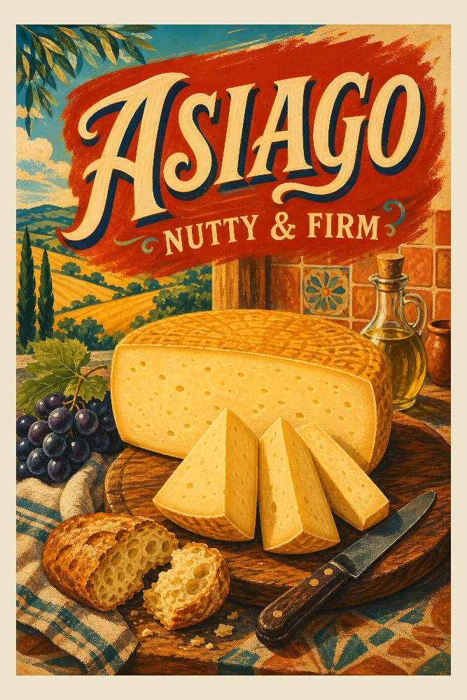 Asiago Wheel by Fab Posters