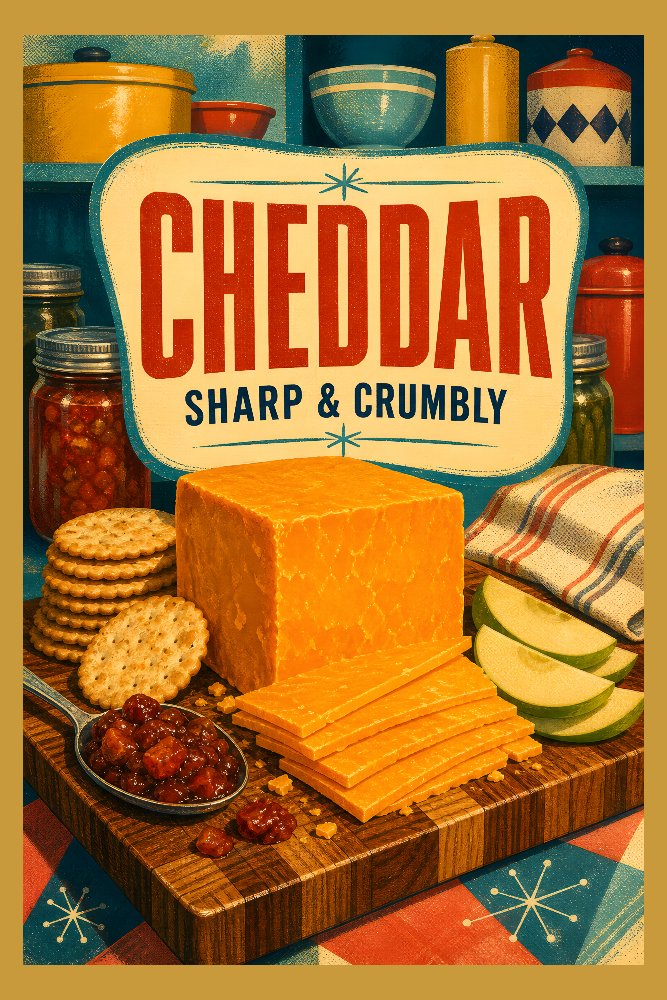 Cheddar Block by Fab Posters