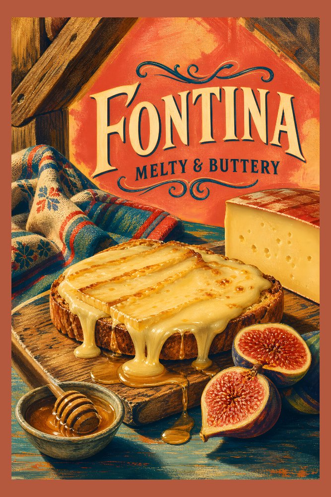Fontina Melt by Fab Posters