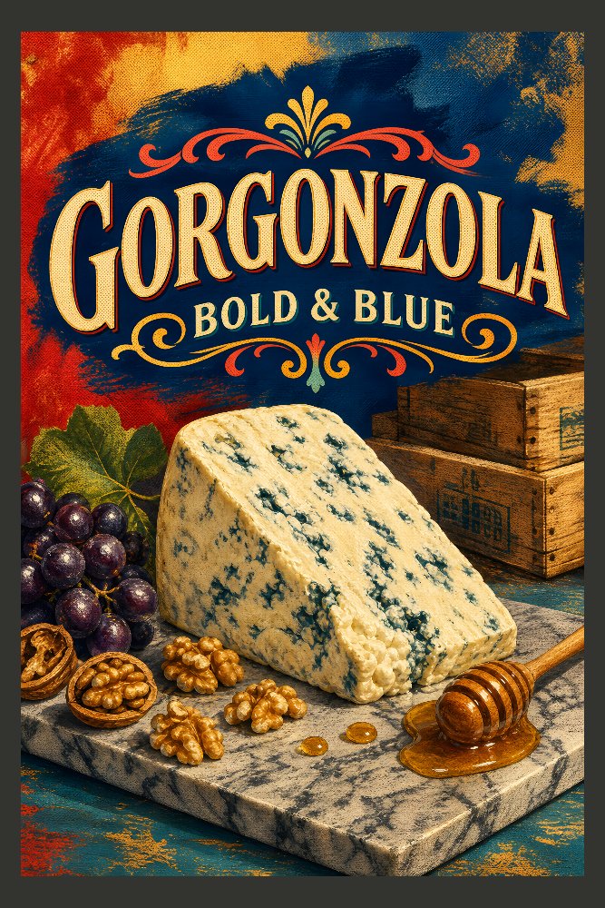 Gorgonzola Wedge by Fab Posters