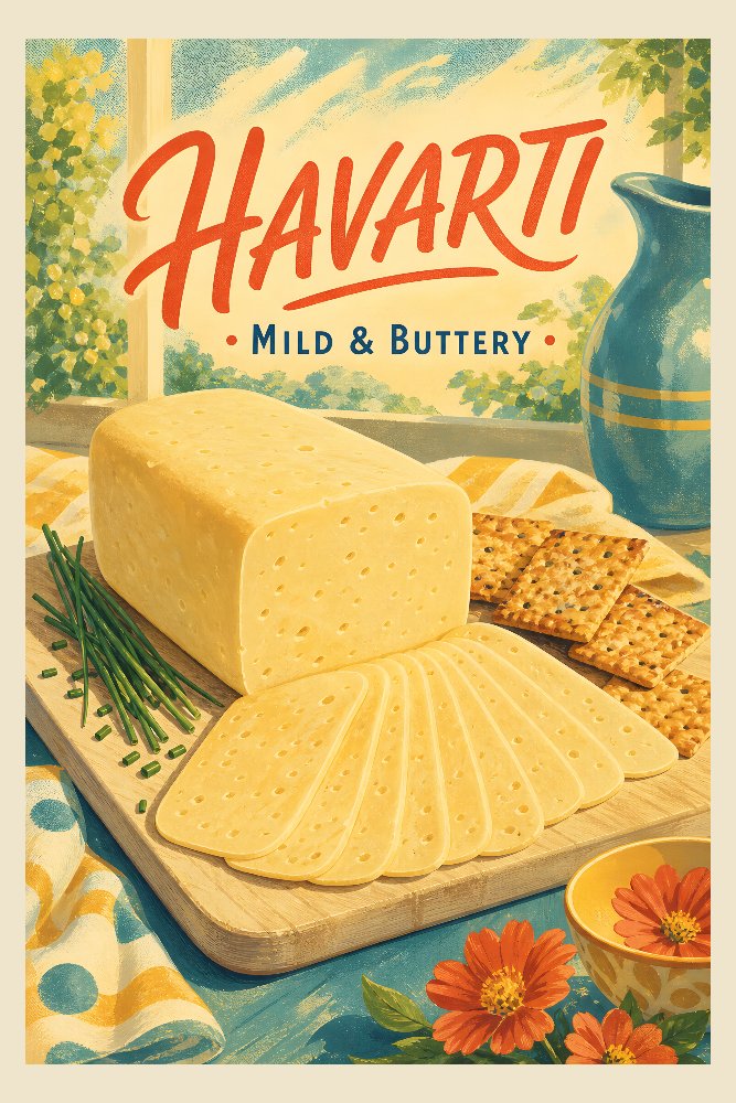 Spring Havarti Slice by Fab Posters