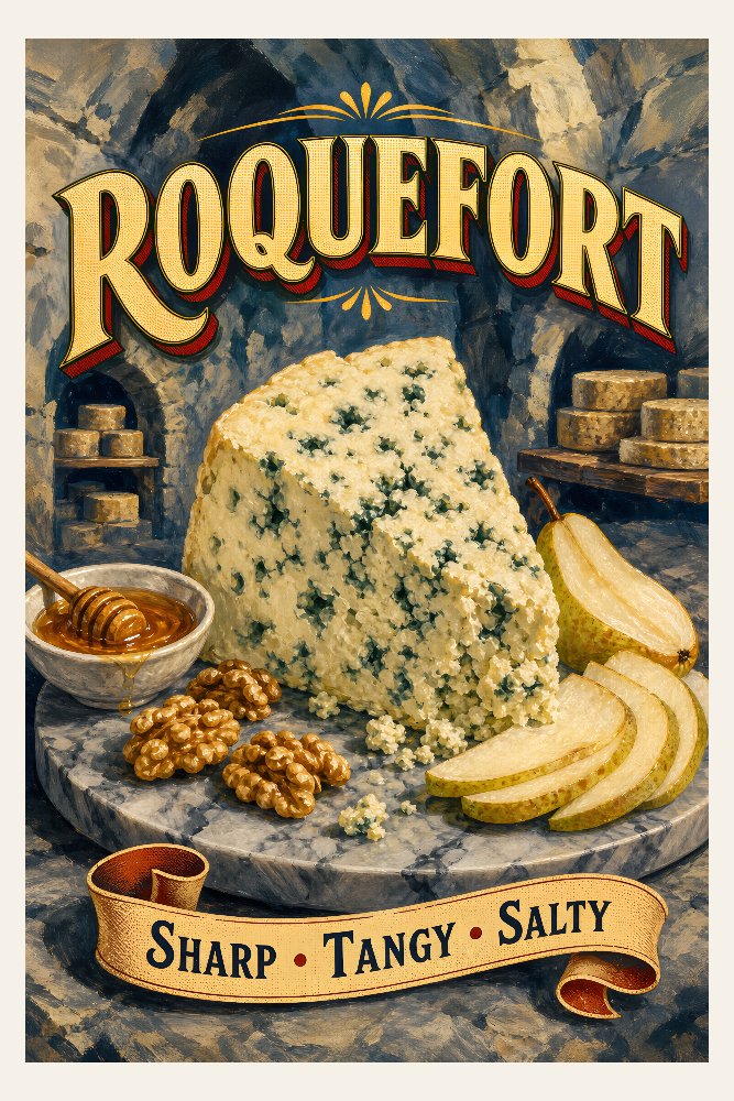 Roquefort Cellar Slab by Fab Posters