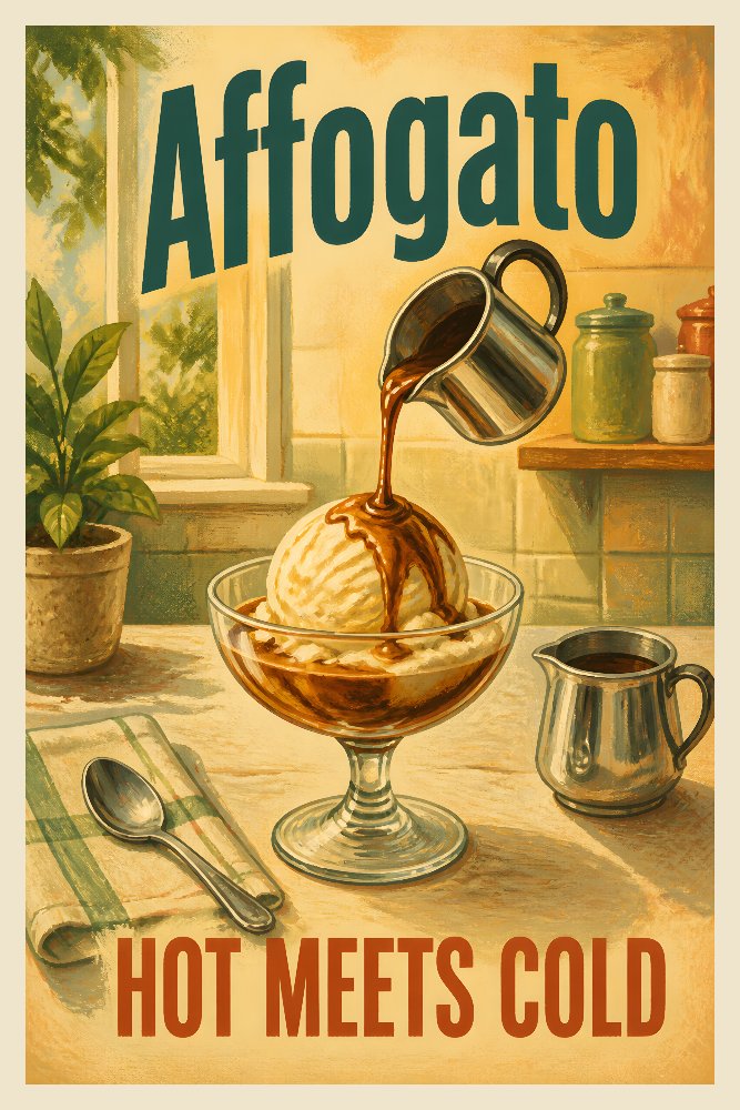 Affogato Reverie by Fab Posters