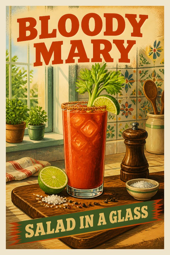 Bloody Mary — Garden Bloody by Fab Posters
