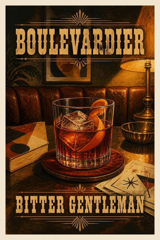 Nightly Boulevardier by Fab Posters
