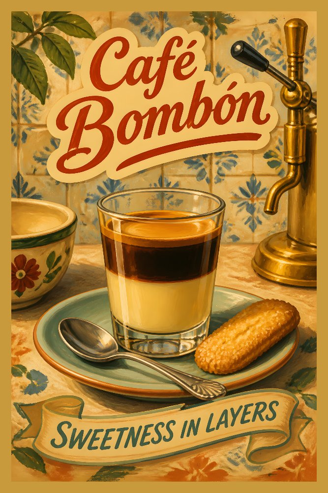Café Bombón — Bombón Bright by Fab Posters