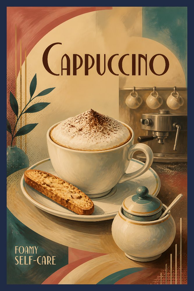 Cappuccino Pause by Fab Posters