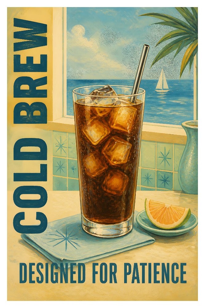 Cold Brew Clarity by Fab Posters