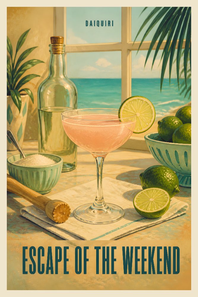 Daiquiri — Weekend Escape by Fab Posters