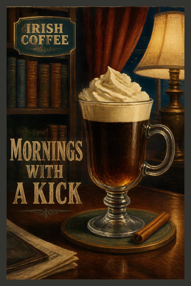 Irish Coffee — Nightcap Coffee by Fab Posters