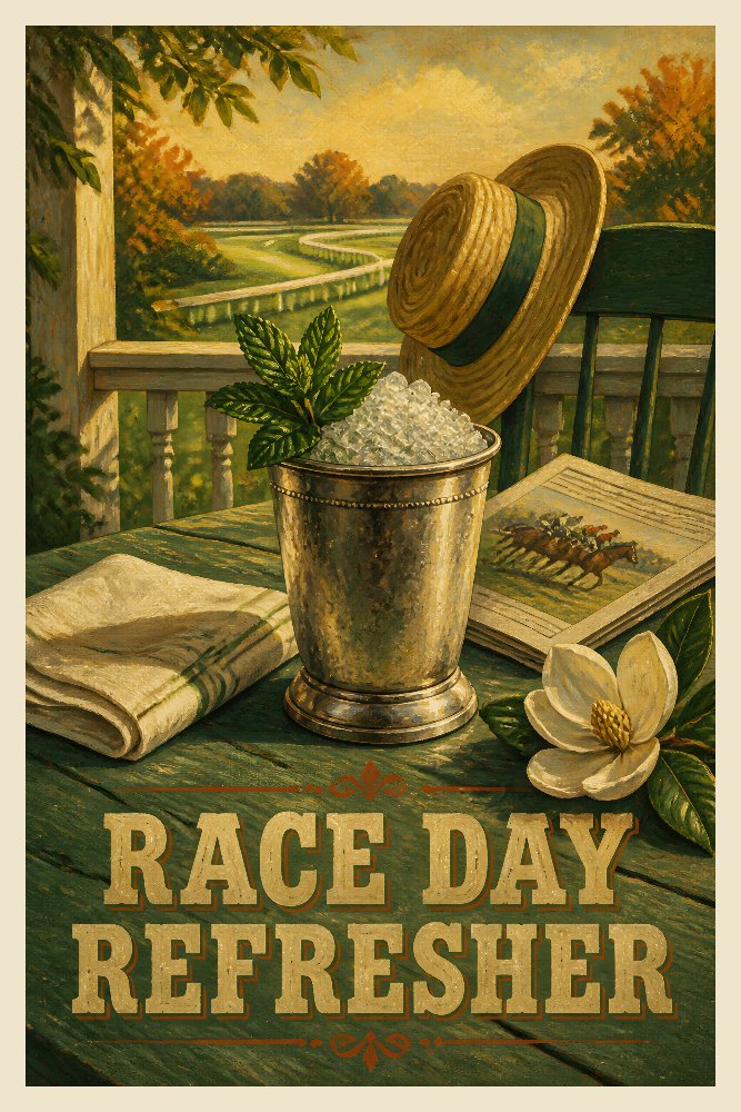 Mint Julep — Race Day Refresher by Fab Posters