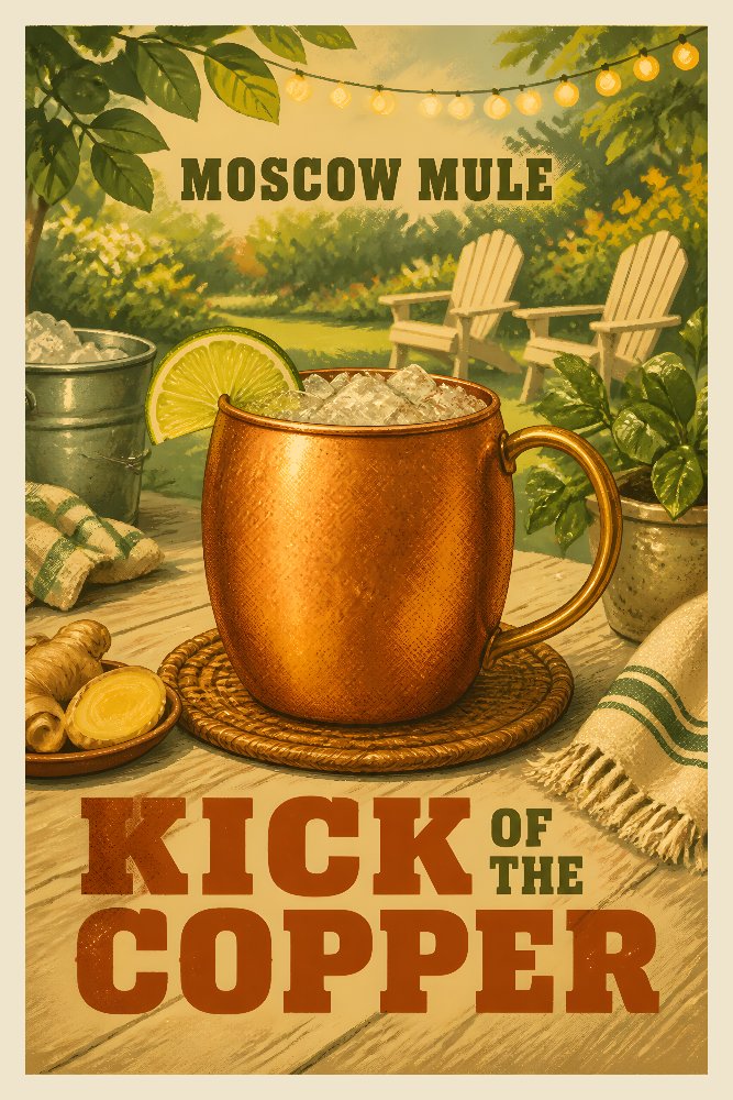 Moscow Mule — Copper Kick by Fab Posters