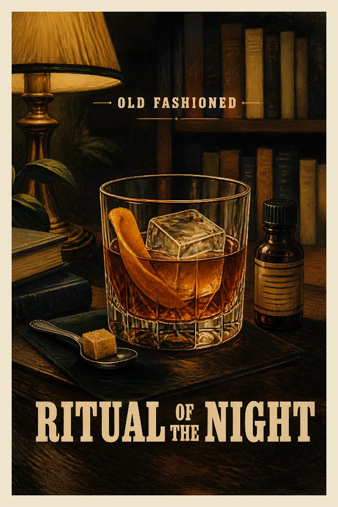 Old Fashioned — Night Ritual by Fab Posters