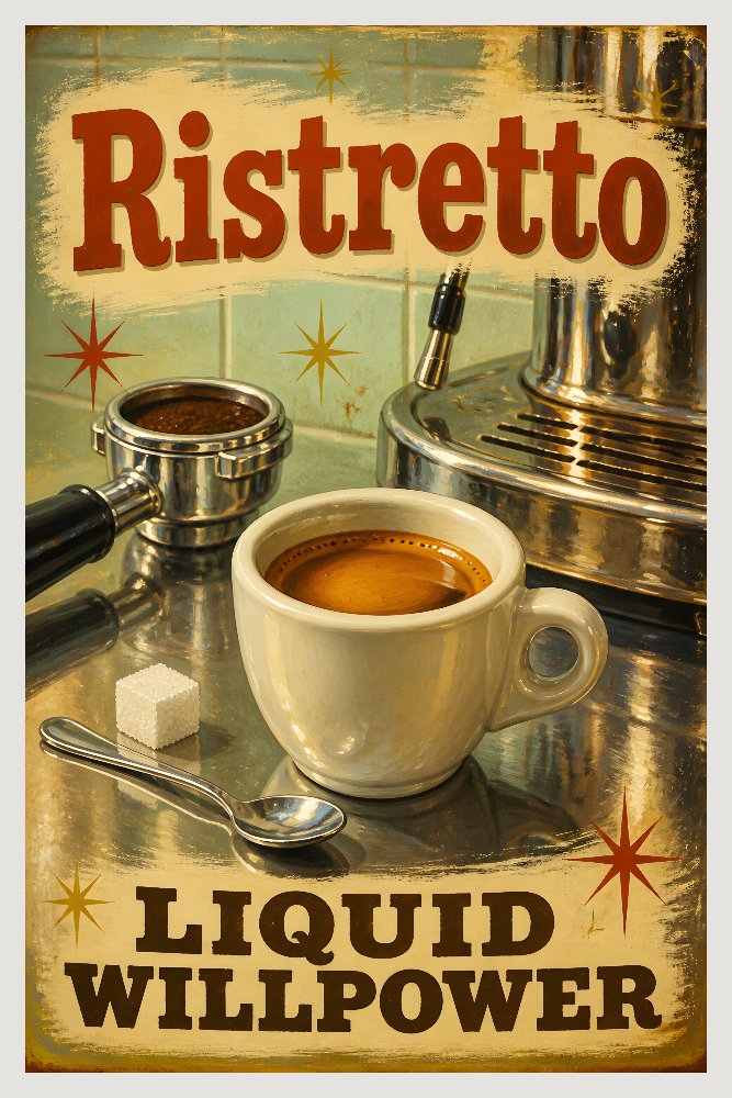 Ristretto Punch by Fab Posters
