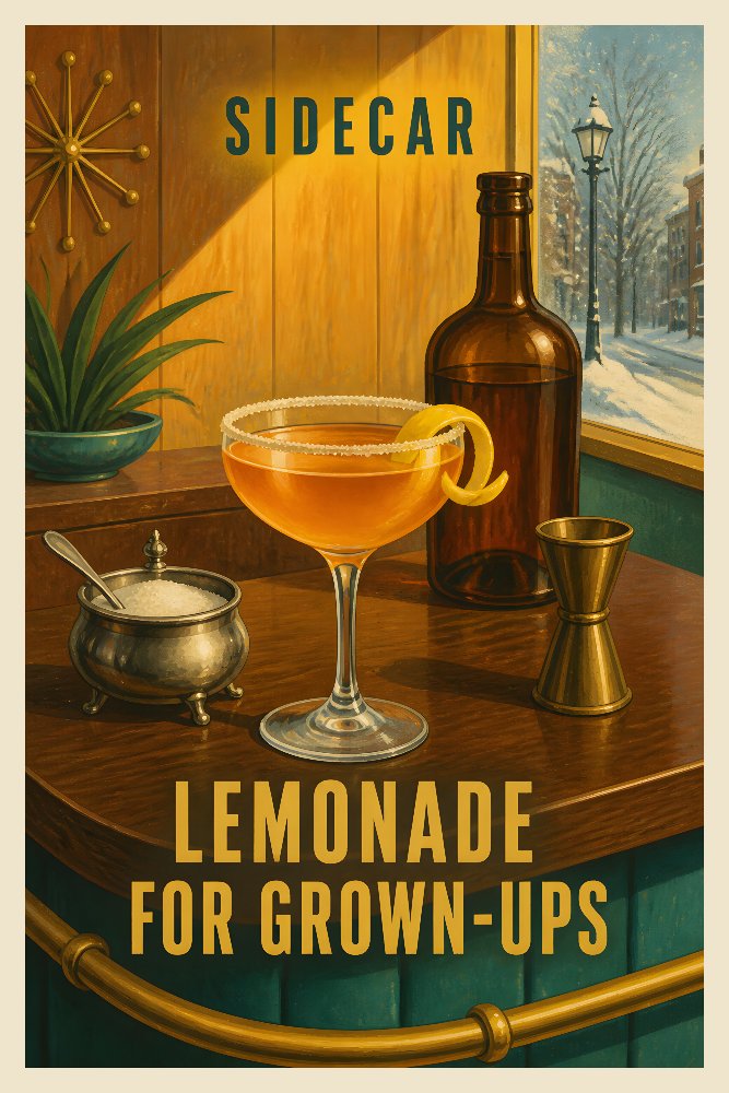 Sidecar — Grown-Up Lemonade by Fab Posters