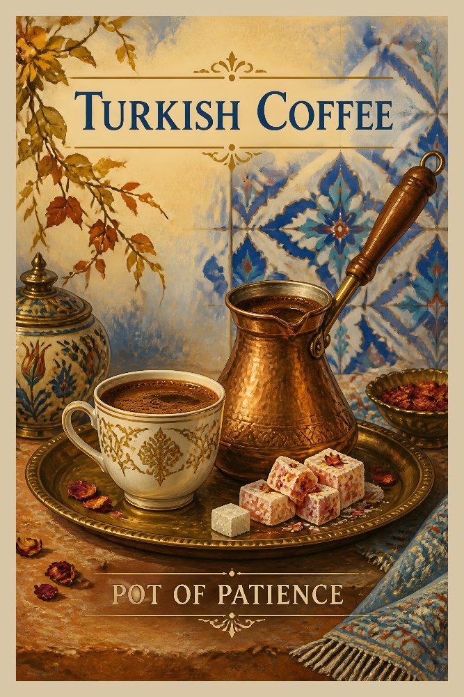 Turkish Coffee — Cezve & Quiet by Fab Posters