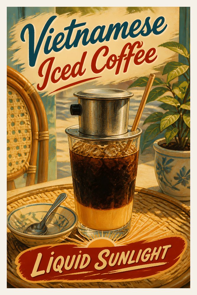 Vietnamese Iced Coffee — Phin & Sun by Fab Posters