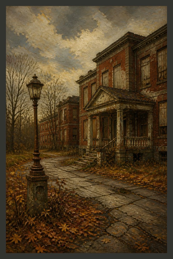 Abandoned Asylum — Silent Ward by Fab Posters