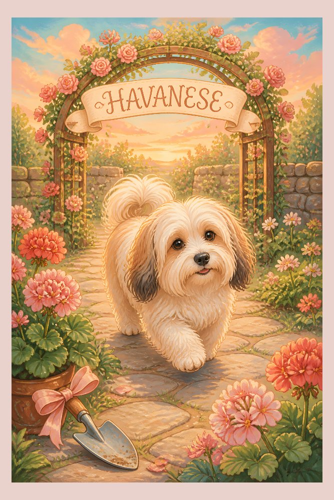 Havanese — Cloud of Curiosity by Fab Posters