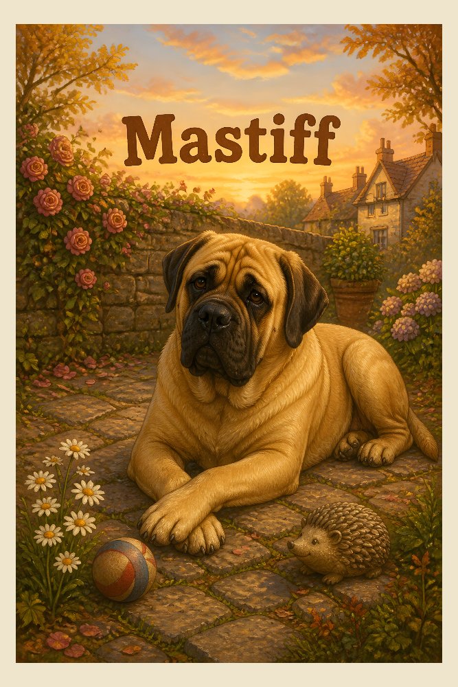 Mastiff — Gentle Giant by Fab Posters