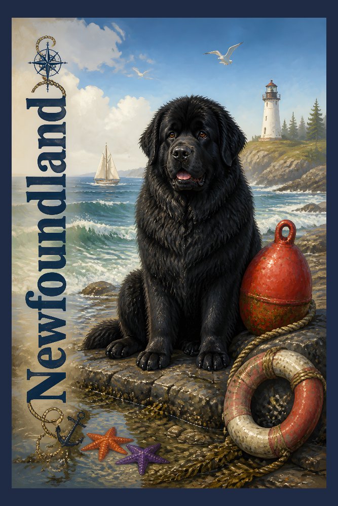 Newfoundland — Harbor Helper by Fab Posters