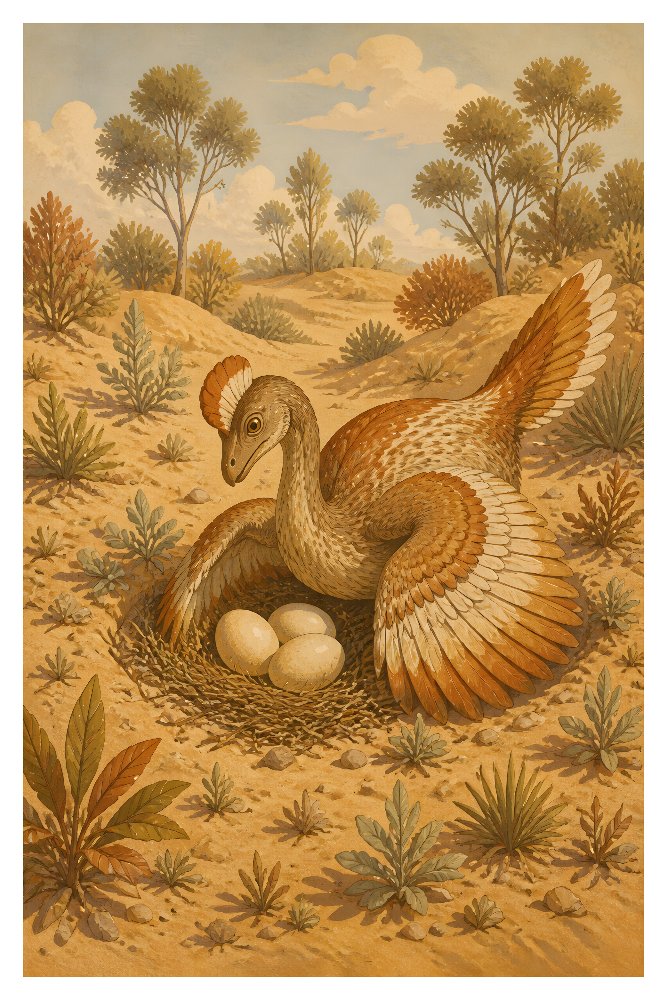 Oviraptor — Egg Watcher by Fab Posters