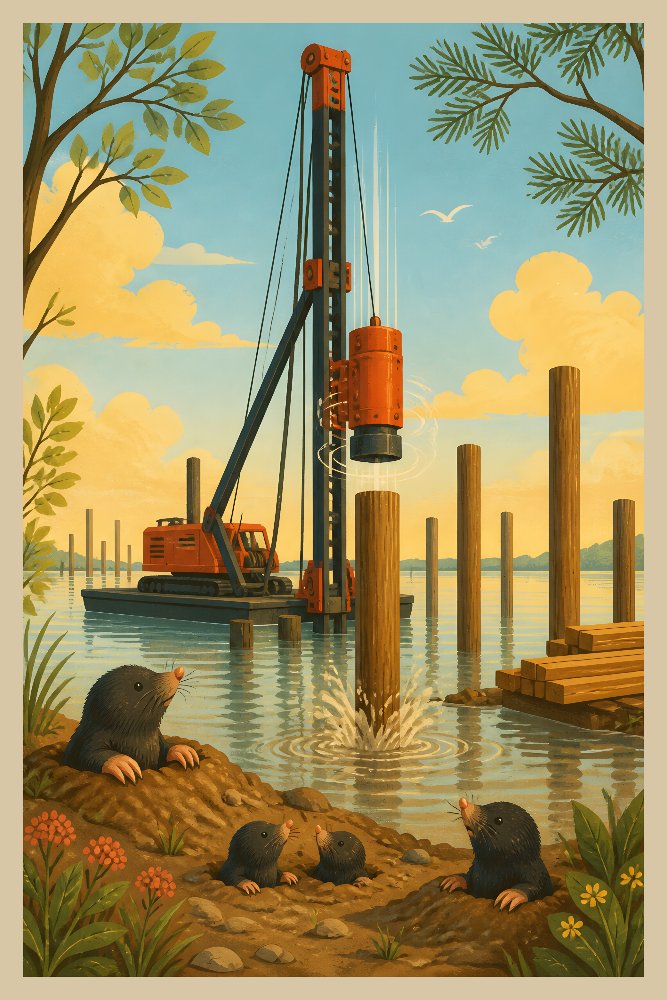 Pile Driver Pulse by Fab Posters
