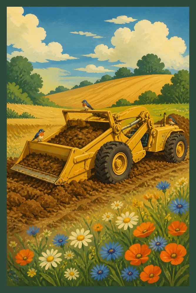 Scraper Scoop by Fab Posters