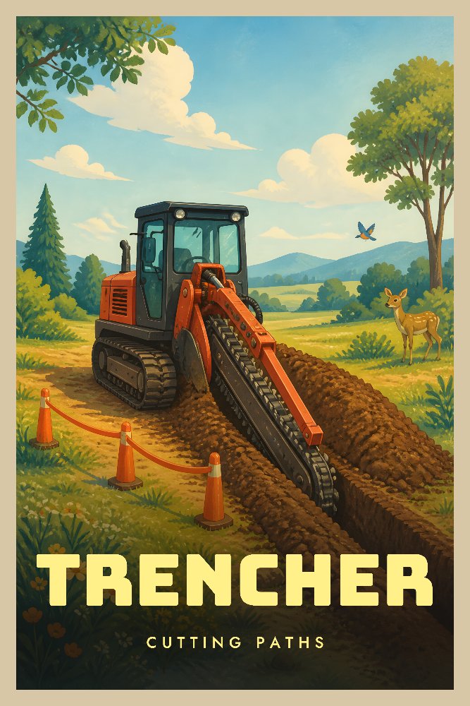 Trencher Trail by Fab Posters