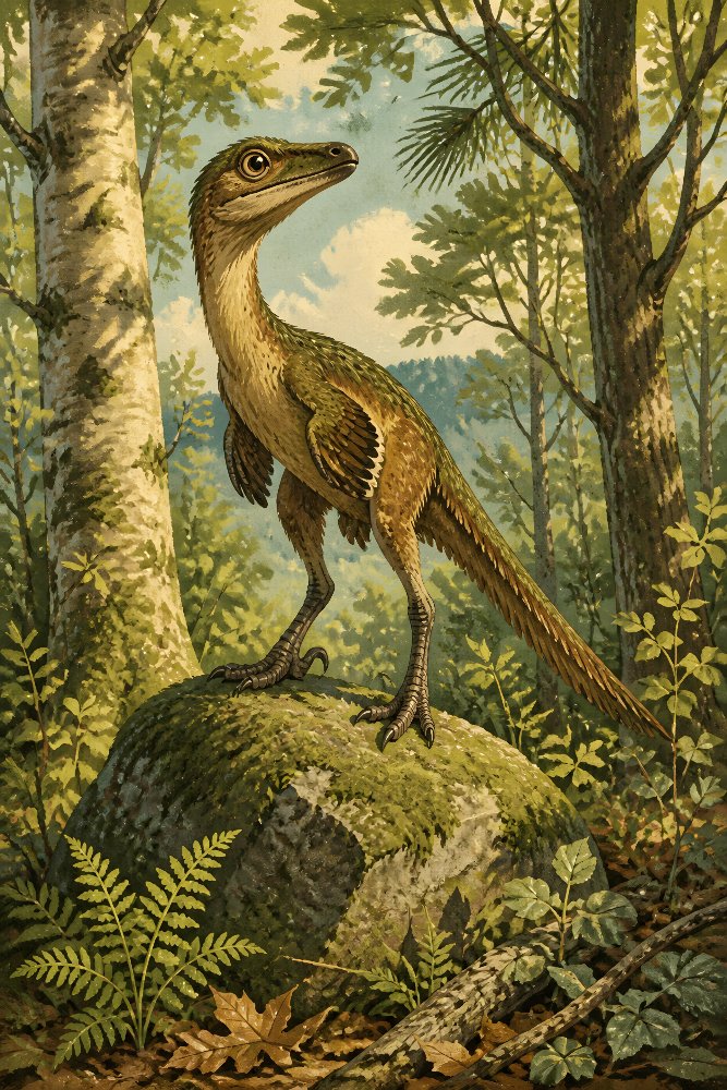 Troodon — Bright-Eyed Scout by Fab Posters