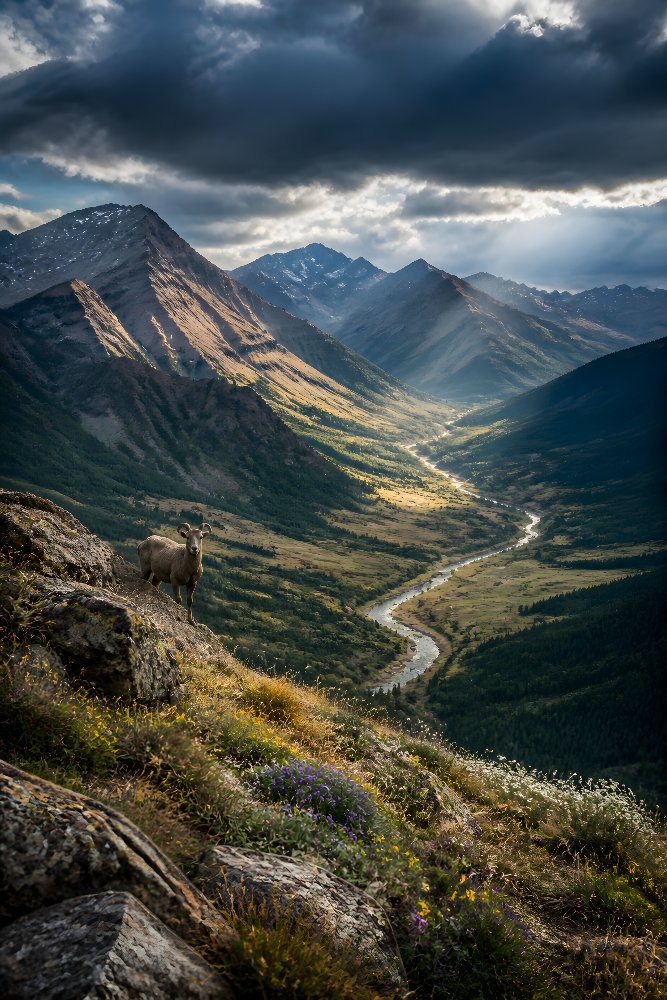 Dramatic Mountain Valley — Valley Drama by Fab Posters
