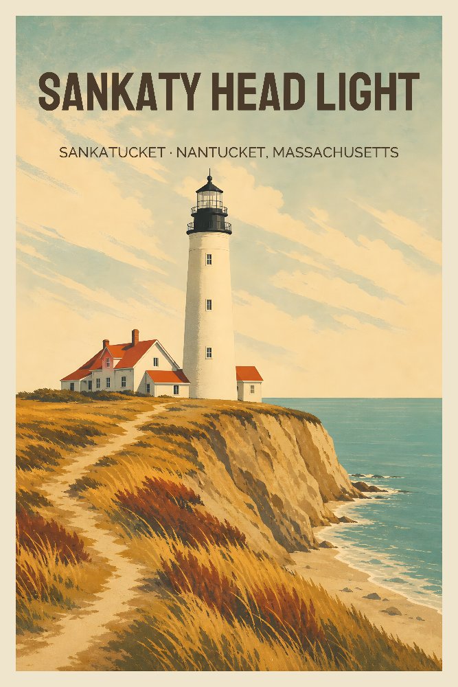 Sankaty Head Light — Sankaty Bluff by Fab Posters