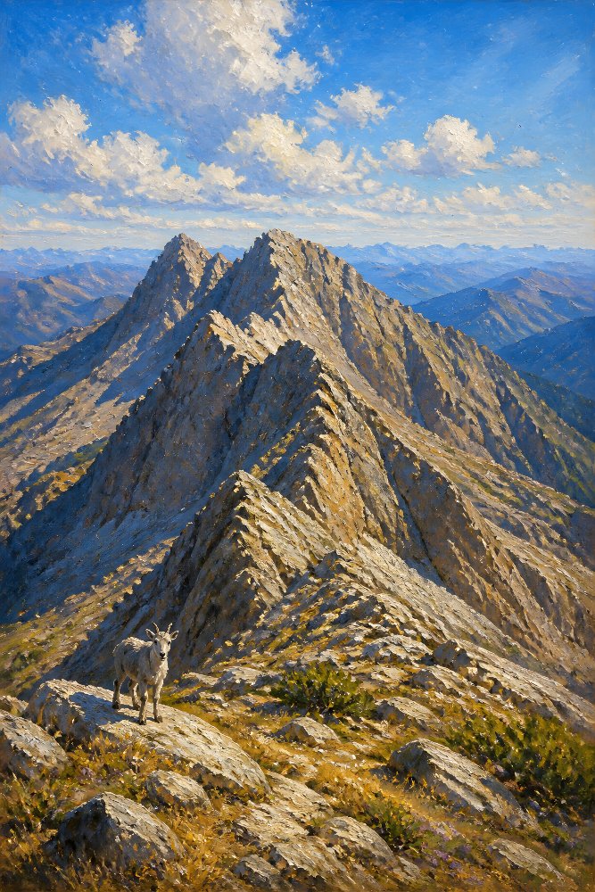 Dramatic Rocky Summit — Crown of Stone by Fab Posters