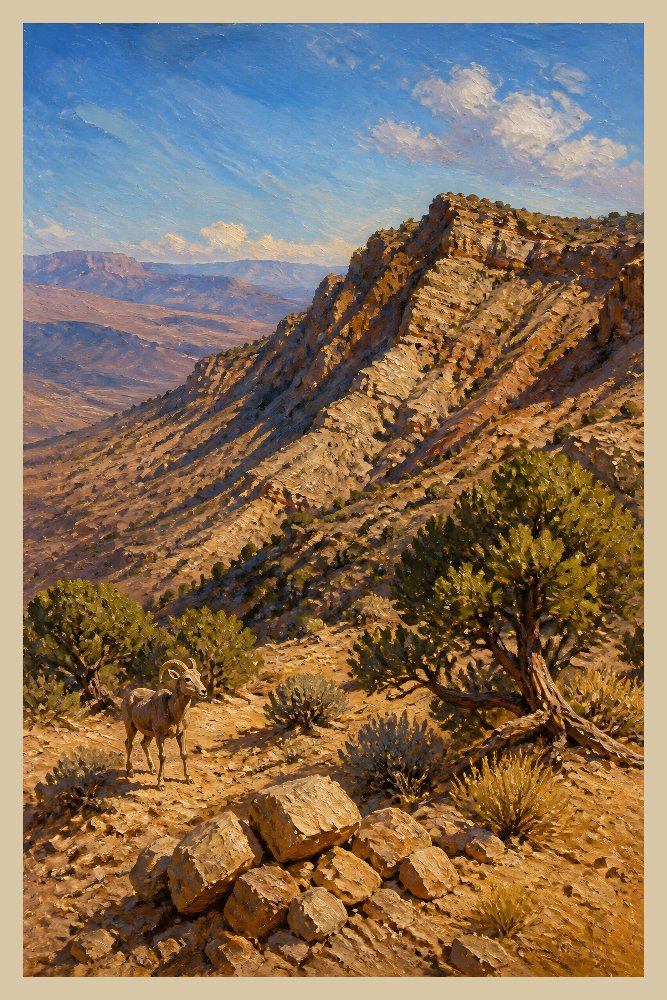 Rugged Desert Mountains — Desert Crags by Fab Posters