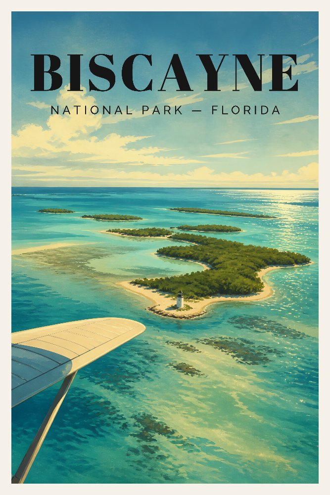Biscayne Overhead by Fab Posters