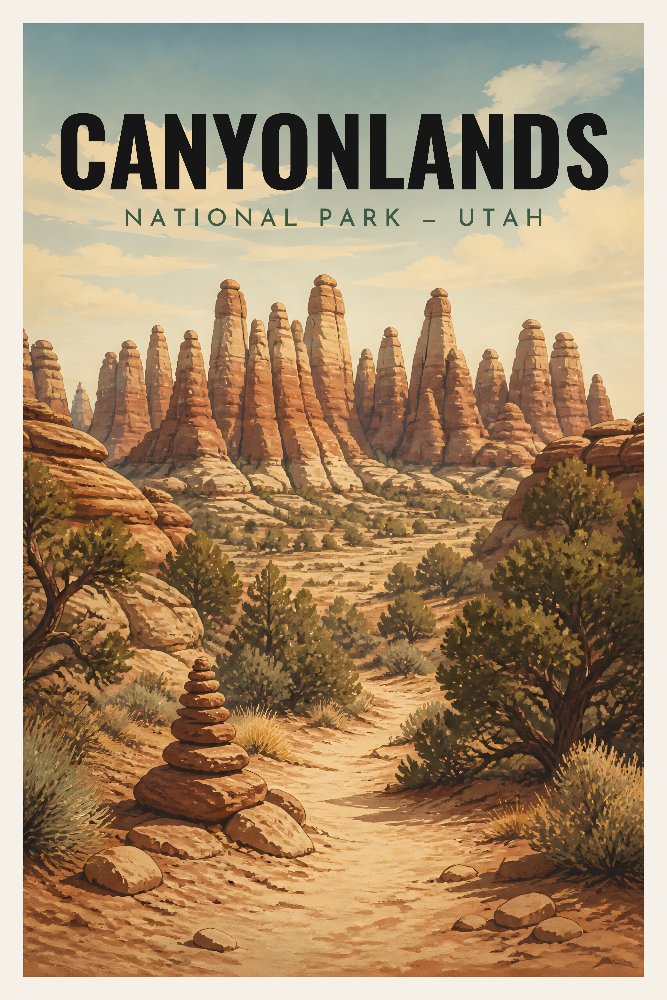 Canyonlands — Needles of Chesler Park by Fab Posters