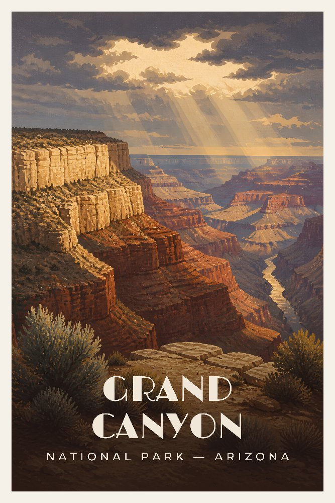 Grand Canyon — Toroweap Overlook by Fab Posters