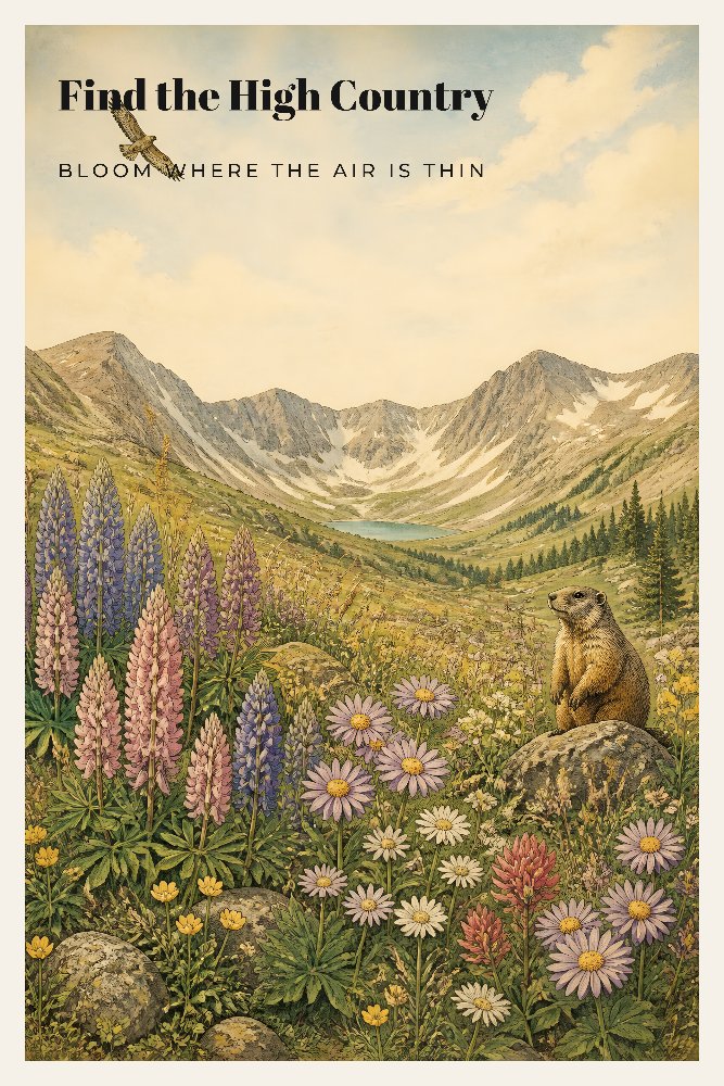 Find the High Country by Fab Posters