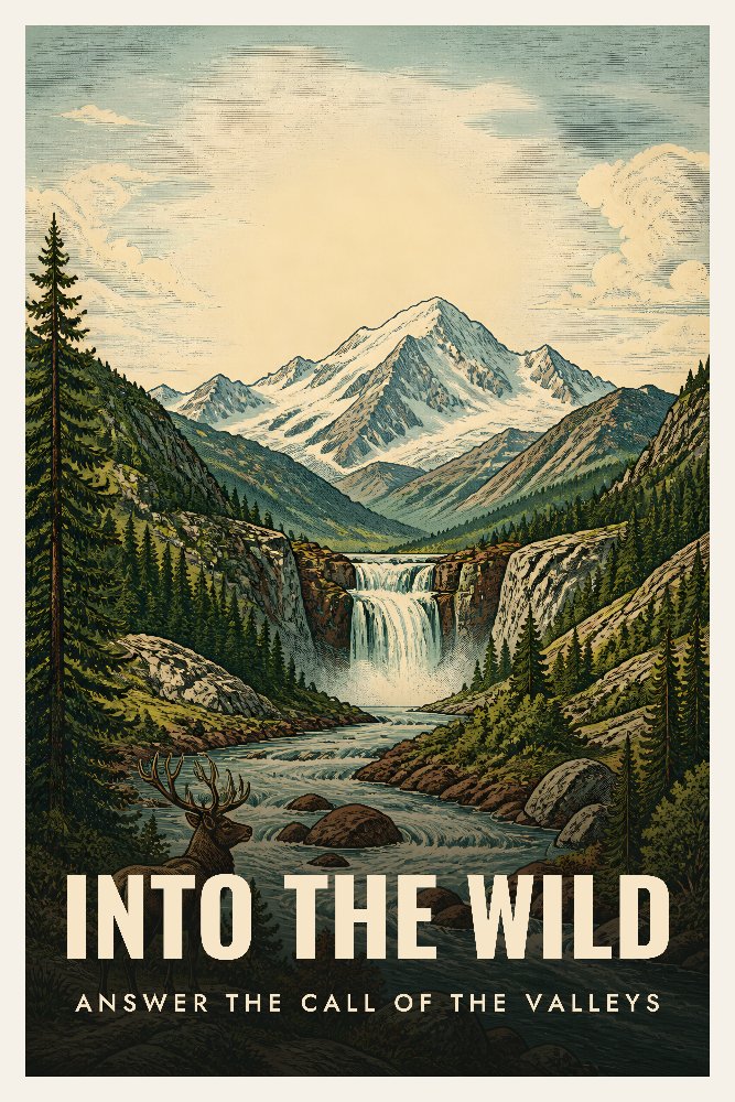 Into the Wild by Fab Posters