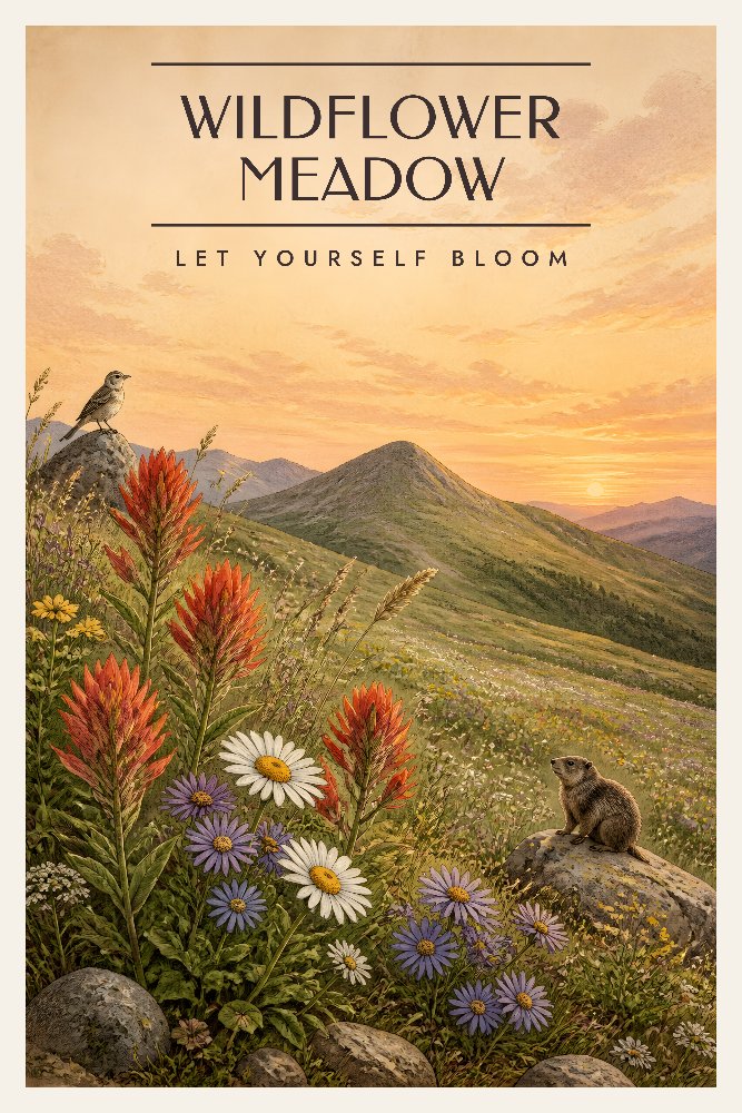 Wildflower Meadow by Fab Posters