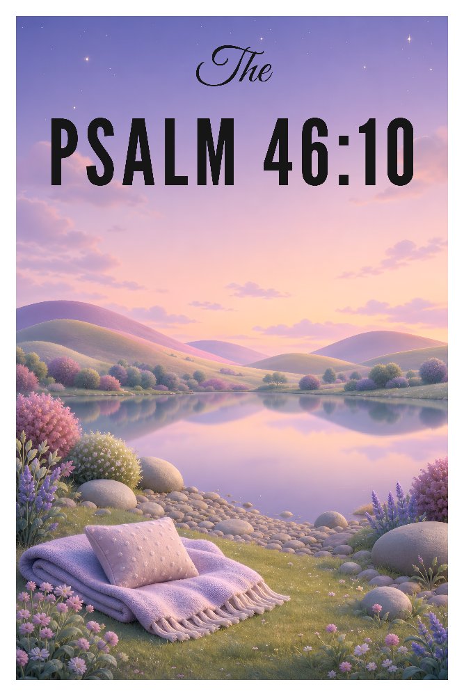 Psalm 46:10 — Be Still by Fab Posters